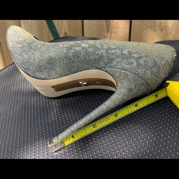 Sam Eldeman Sparkling Silver Stilettos - Picture 10 of 10